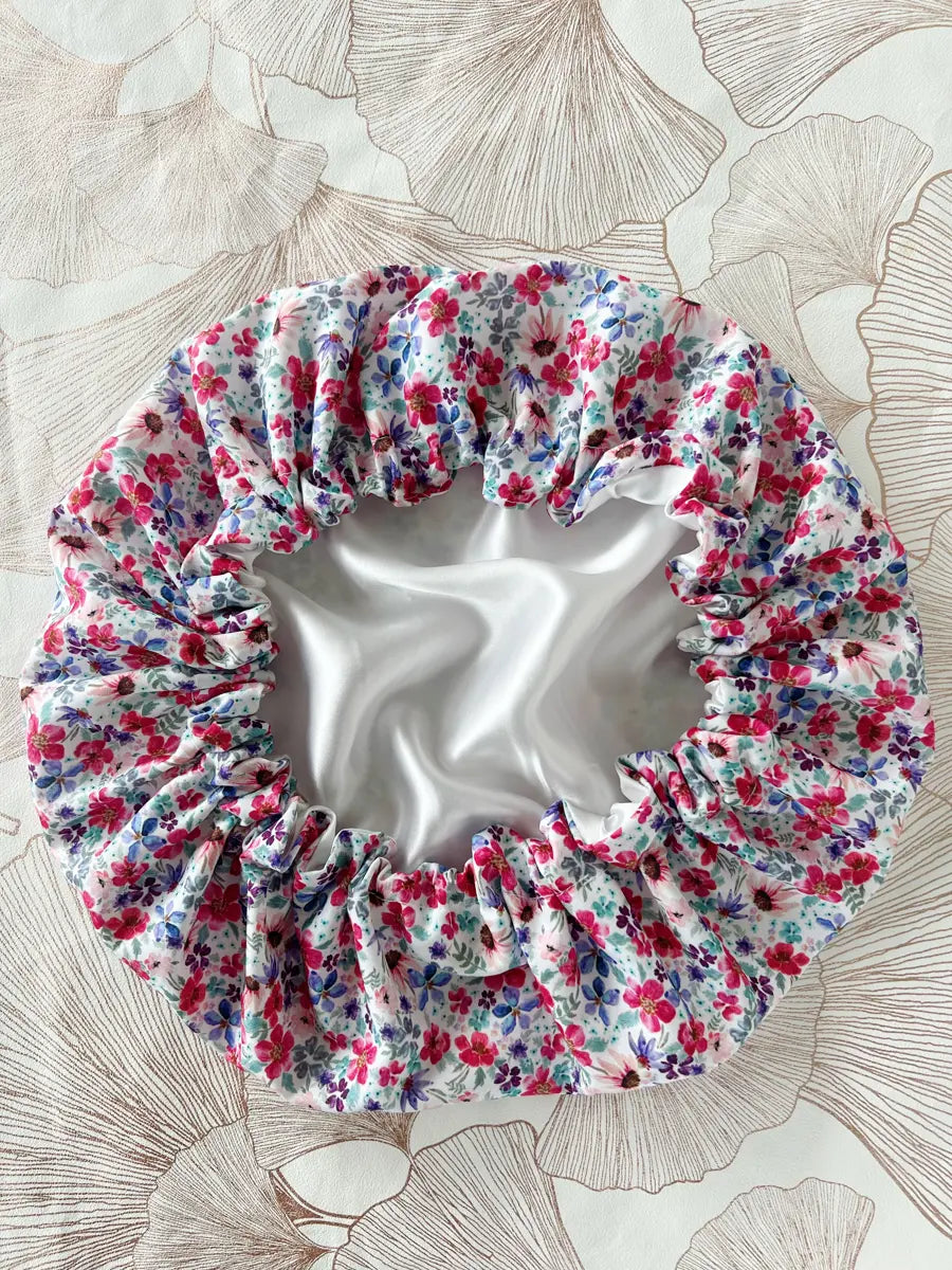 Bonnet de soin en soie - Bloom