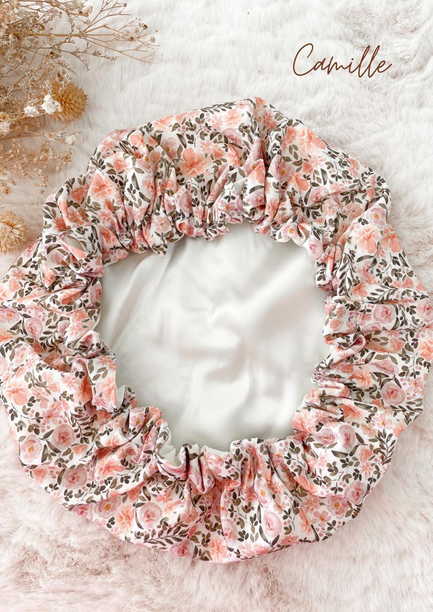 Bonnet de soin en soie - Camille