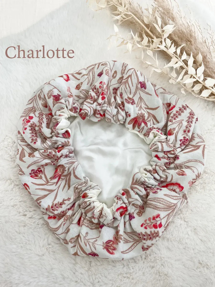Bonnet de soin en soie - Charlotte