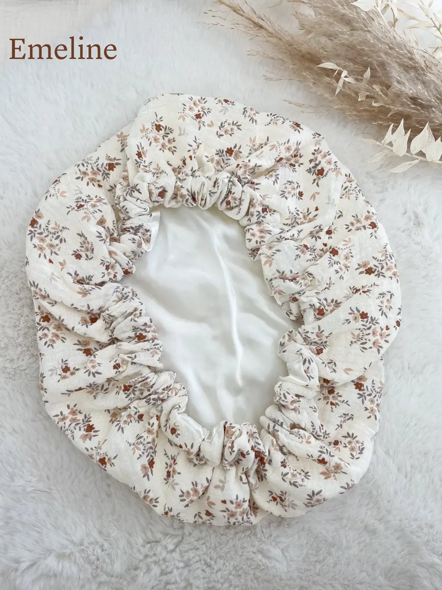 Bonnet de soin en soie - Emeline