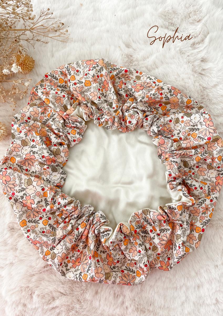 Bonnet de soin en soie - Sophia