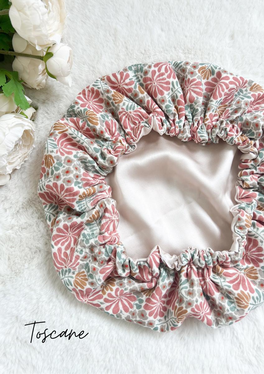 Bonnet de soin en soie - Toscane