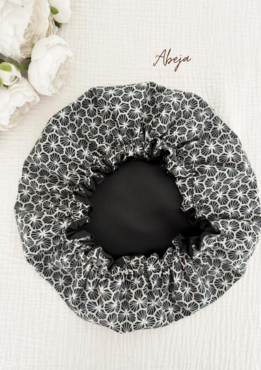 Bonnet de soin en satin - Abeja