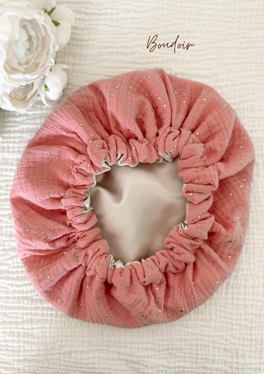 Bonnet de soin en satin - Boudoir