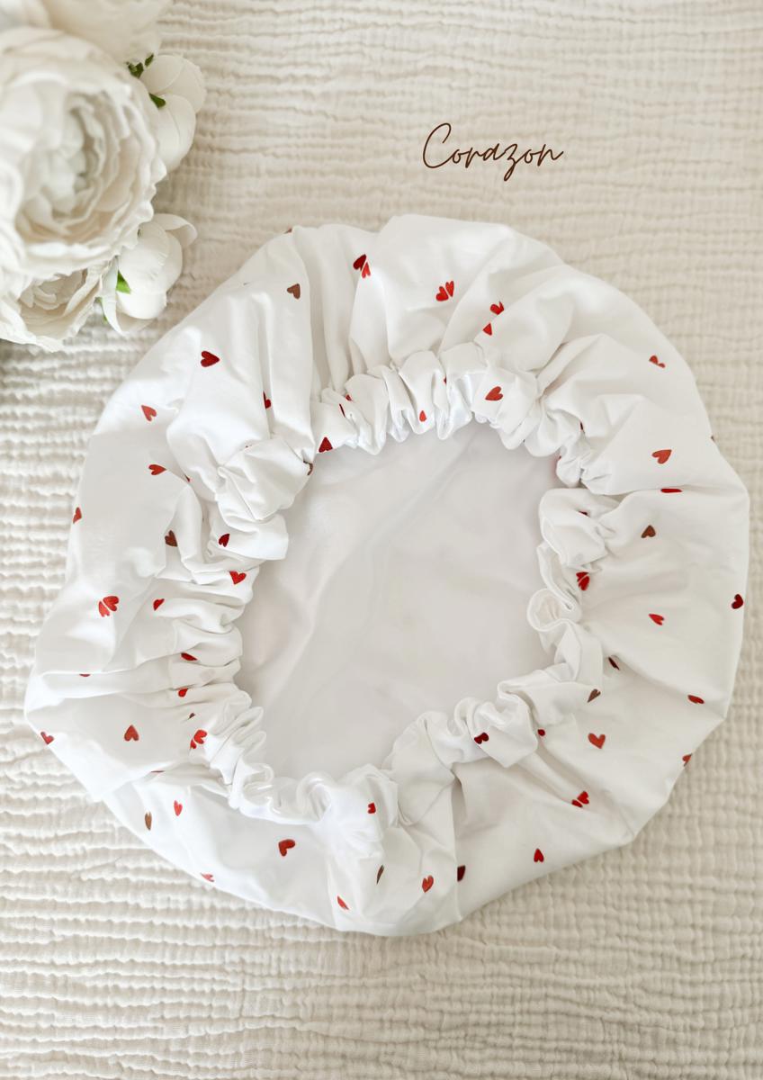 Bonnet de soin en satin - Corazon