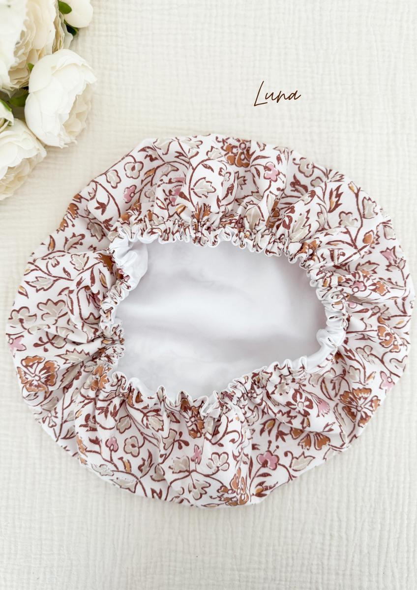 Bonnet de soin en satin - Luna