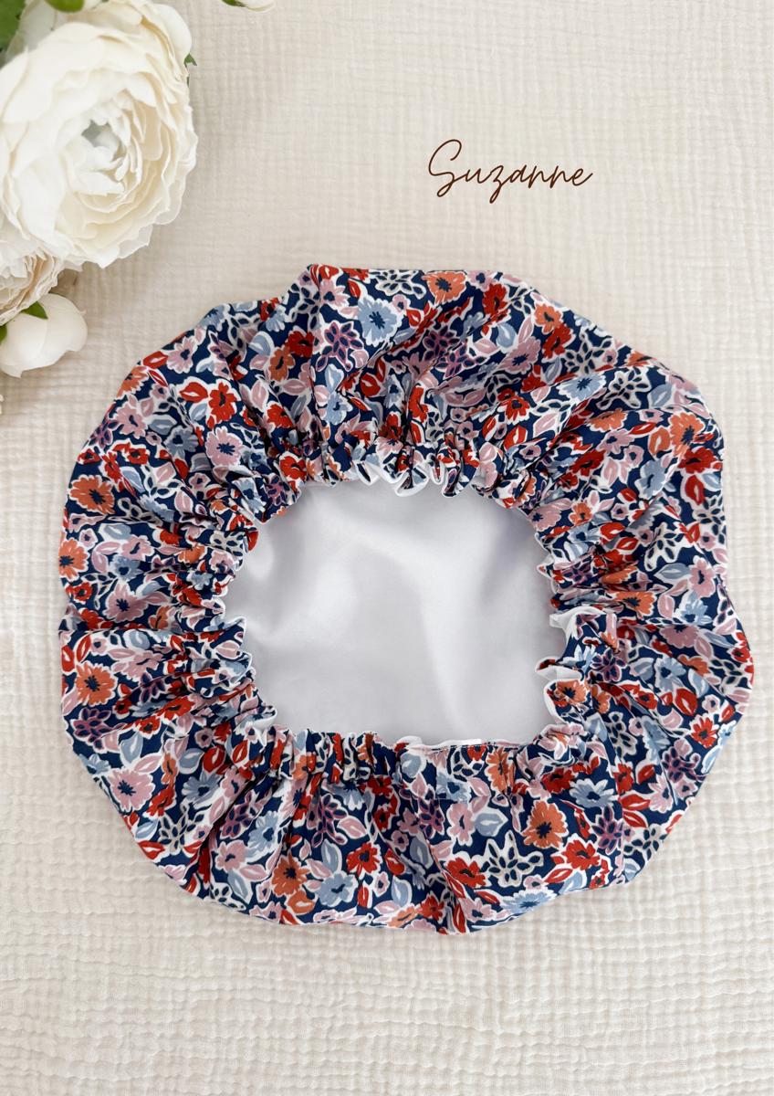 Bonnet de soin en satin - Suzanne