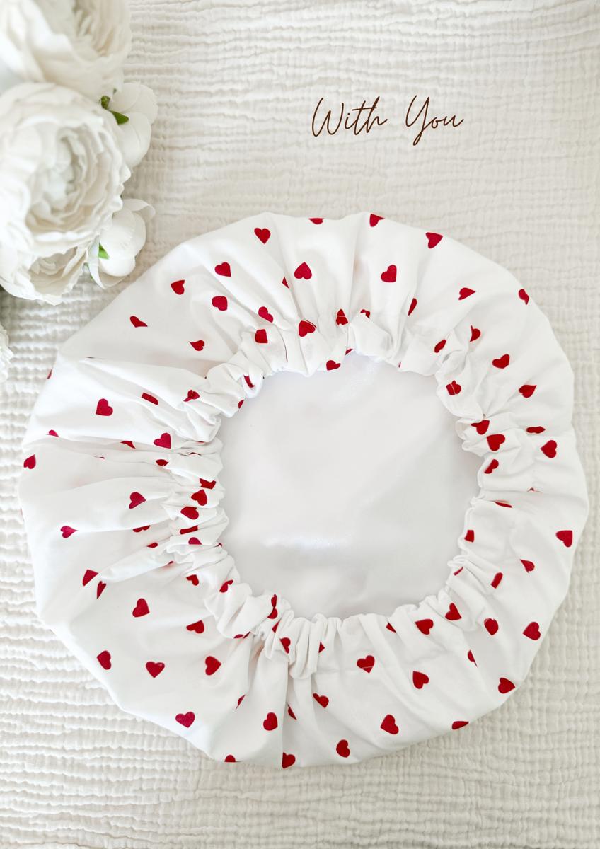 Bonnet de soin en satin - With you