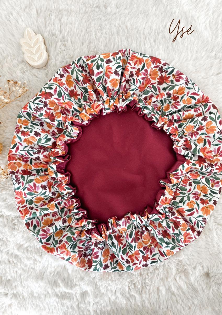 Bonnet de soin en satin - Ysé