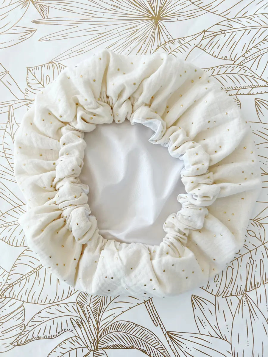 Bonnet en pul imperméable (douche et colorations) - Cream