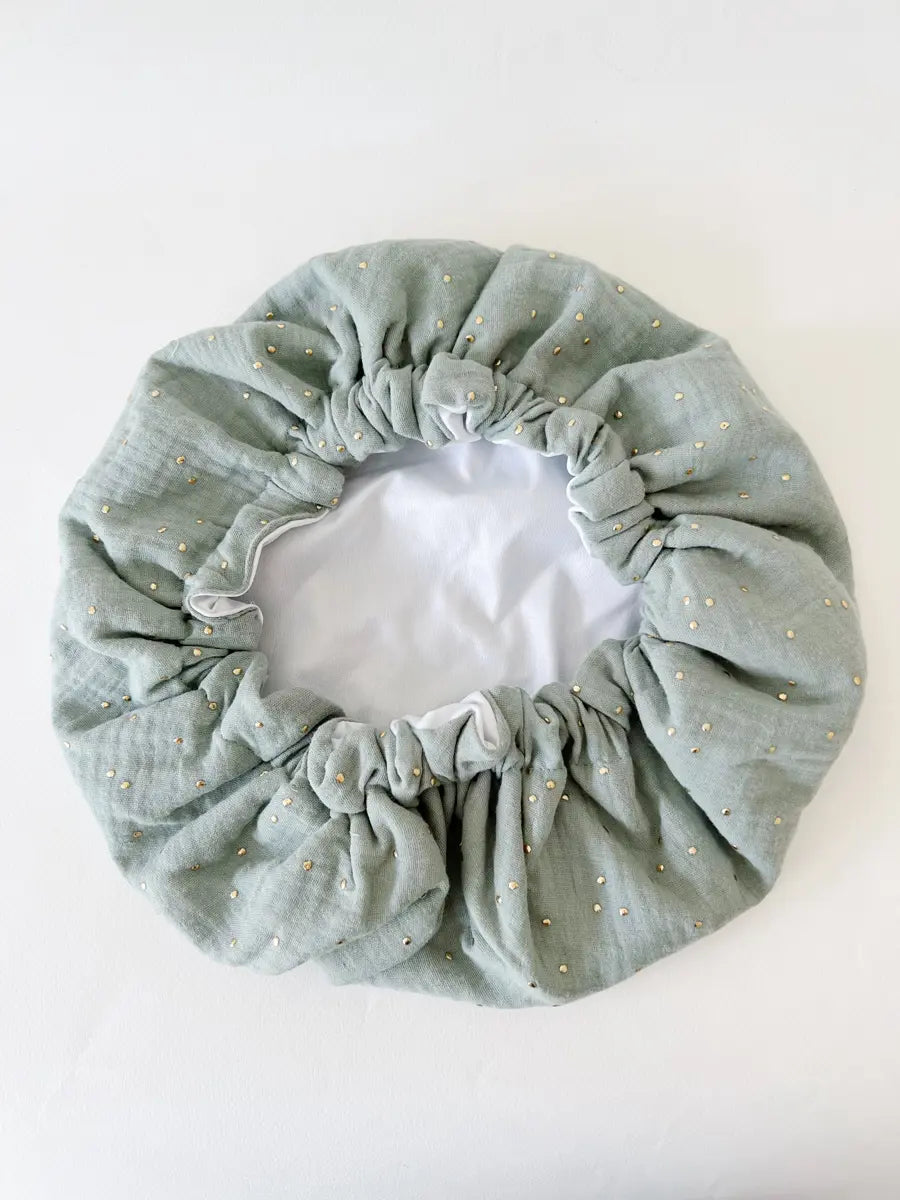 Bonnet en pul imperméable (douche et colorations) - Mint sparkling