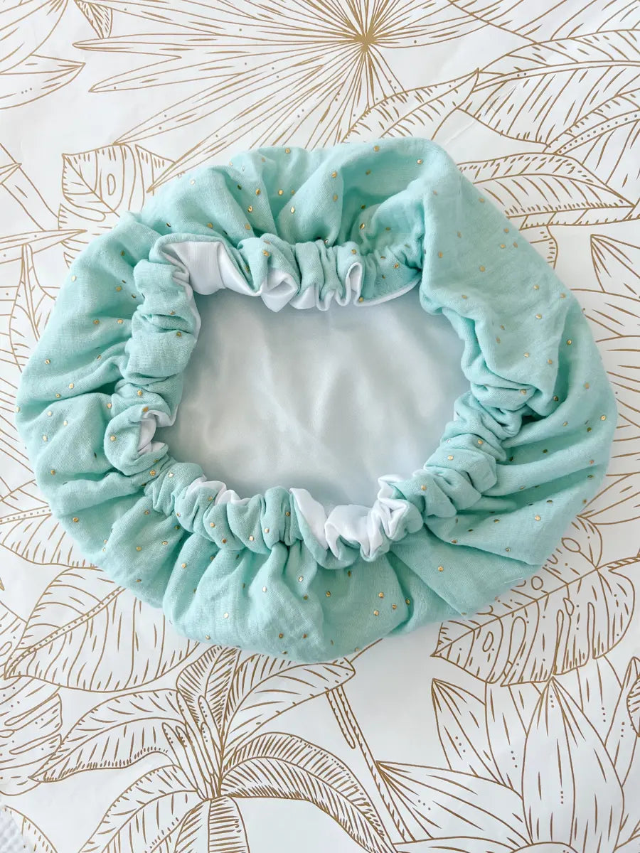 Bonnet en pul imperméable (douche et colorations) - Mint