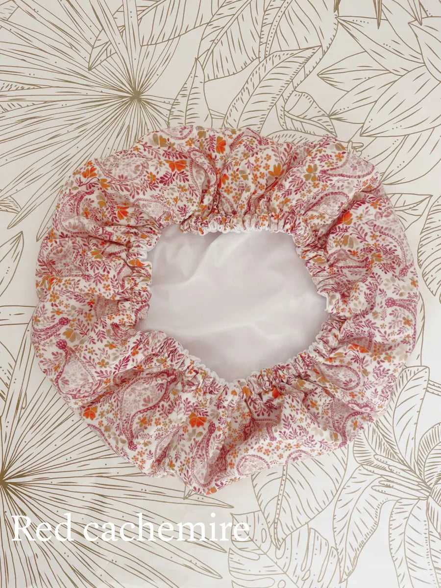 Bonnet en pul imperméable (douche et colorations) - Red cachemire