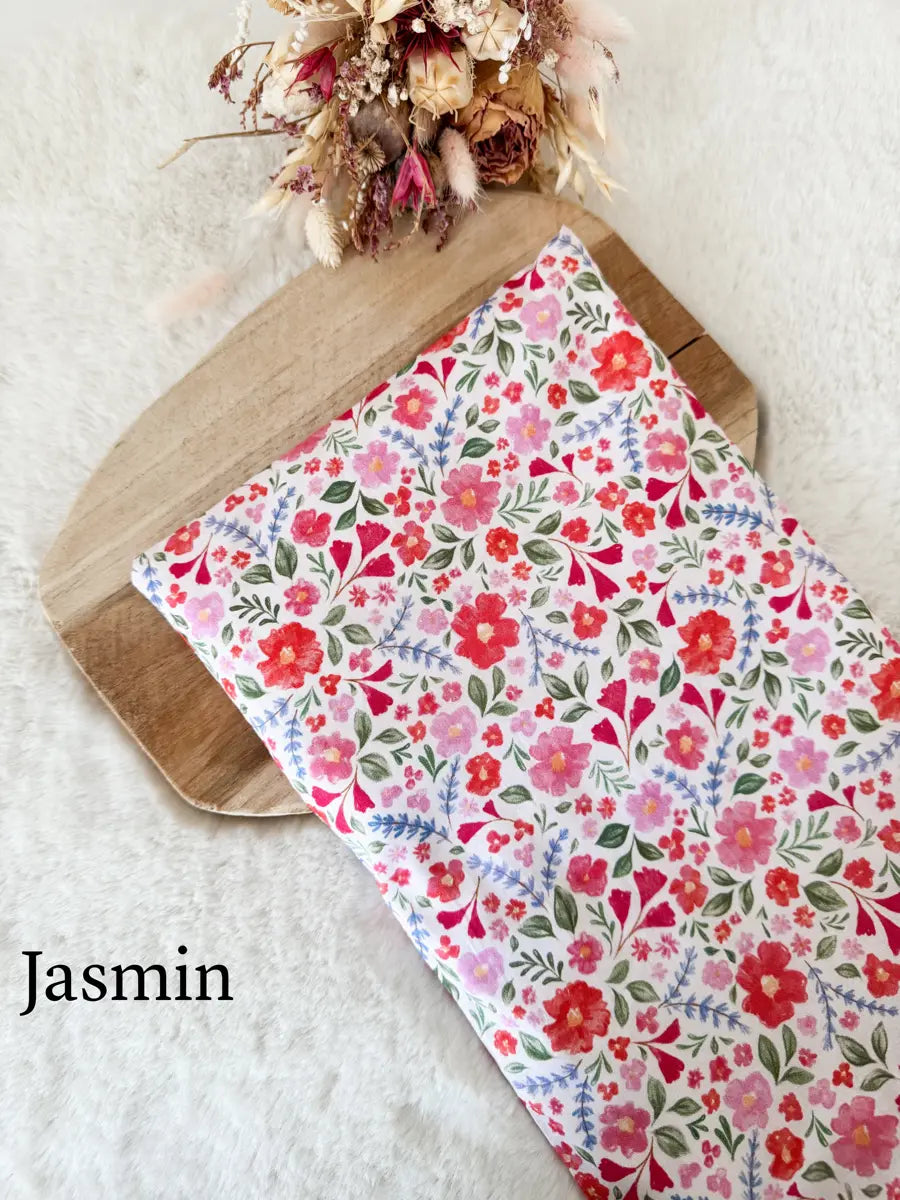 Bouillotte sèche XL - Grande bouillotte lombaire déhoussable - Jasmin