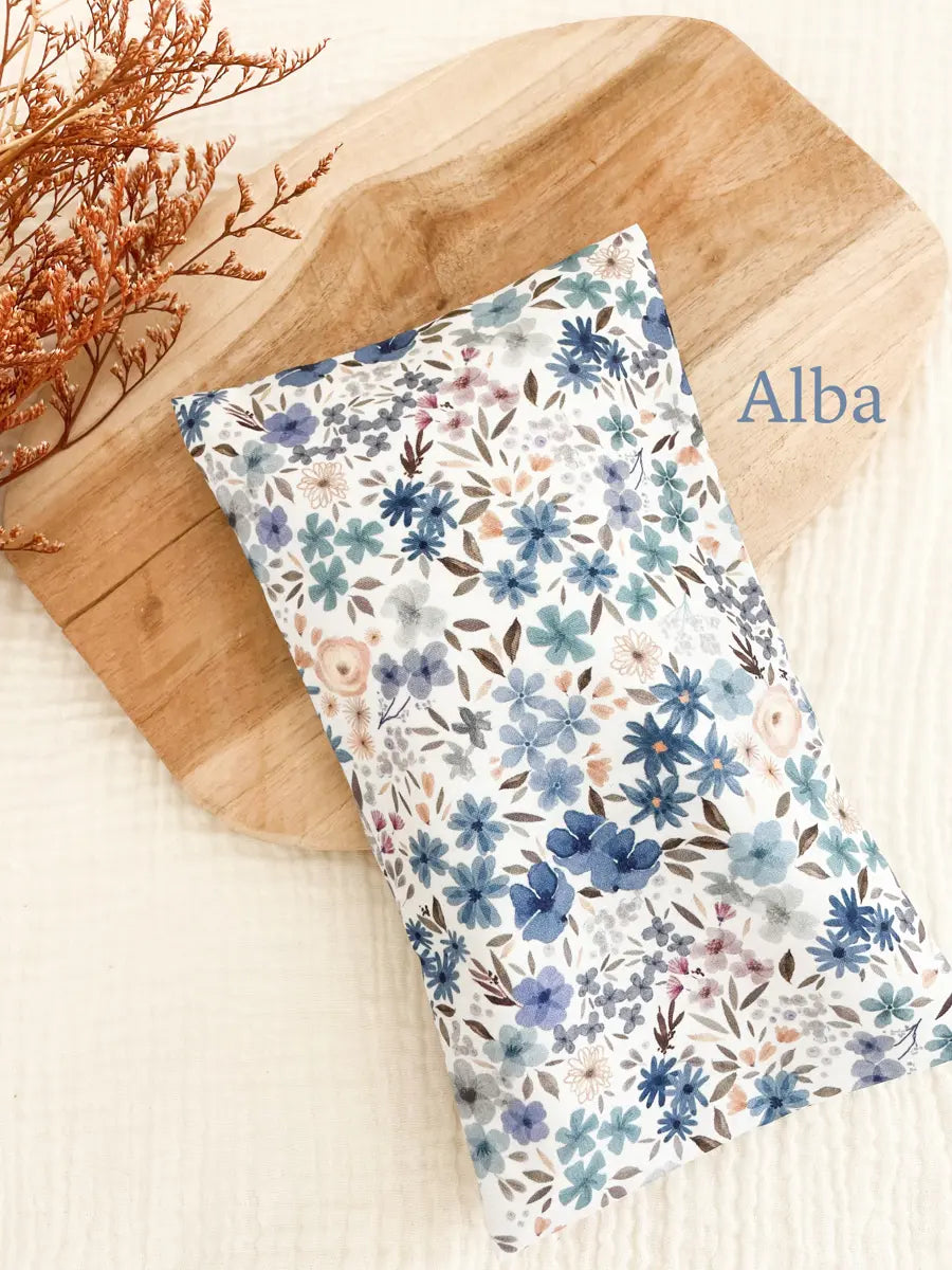 Bouillotte sèche aux grains de riz déhoussable - Alba