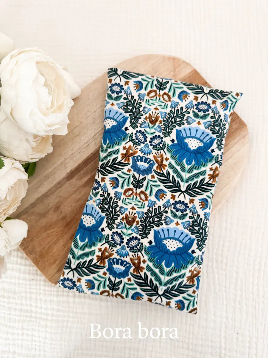 Bouillotte sèche aux grains de riz déhoussable - Bora bora