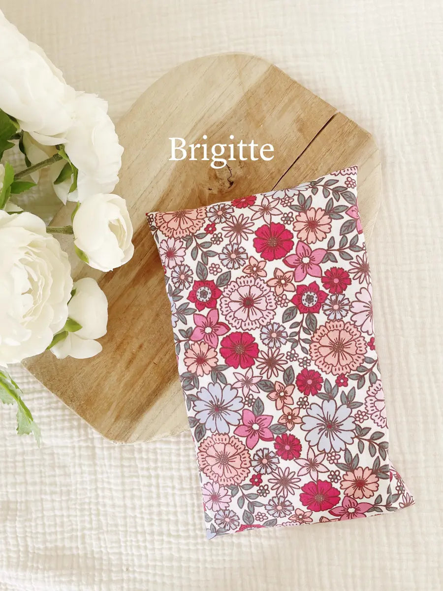 Bouillotte sèche aux grains de riz déhoussable - Brigitte