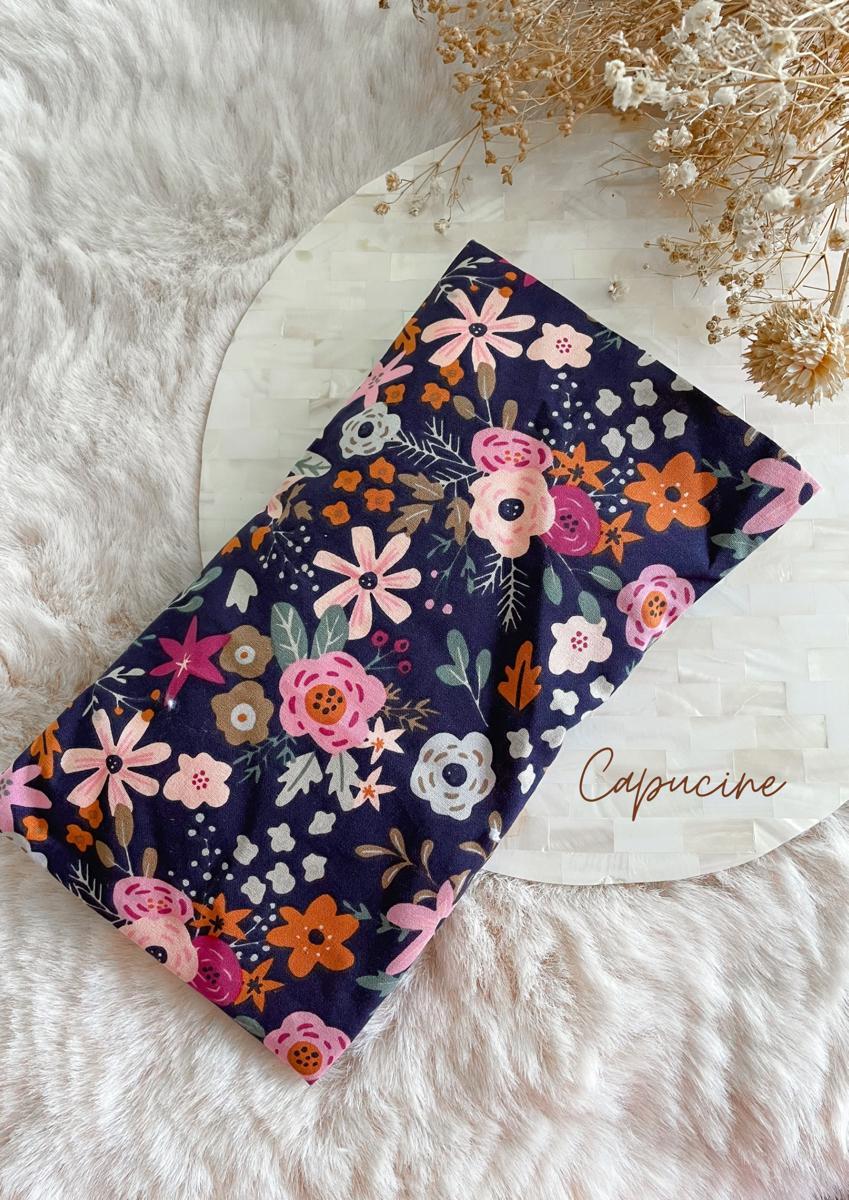 Bouillotte sèche aux grains de riz déhoussable - Capucine