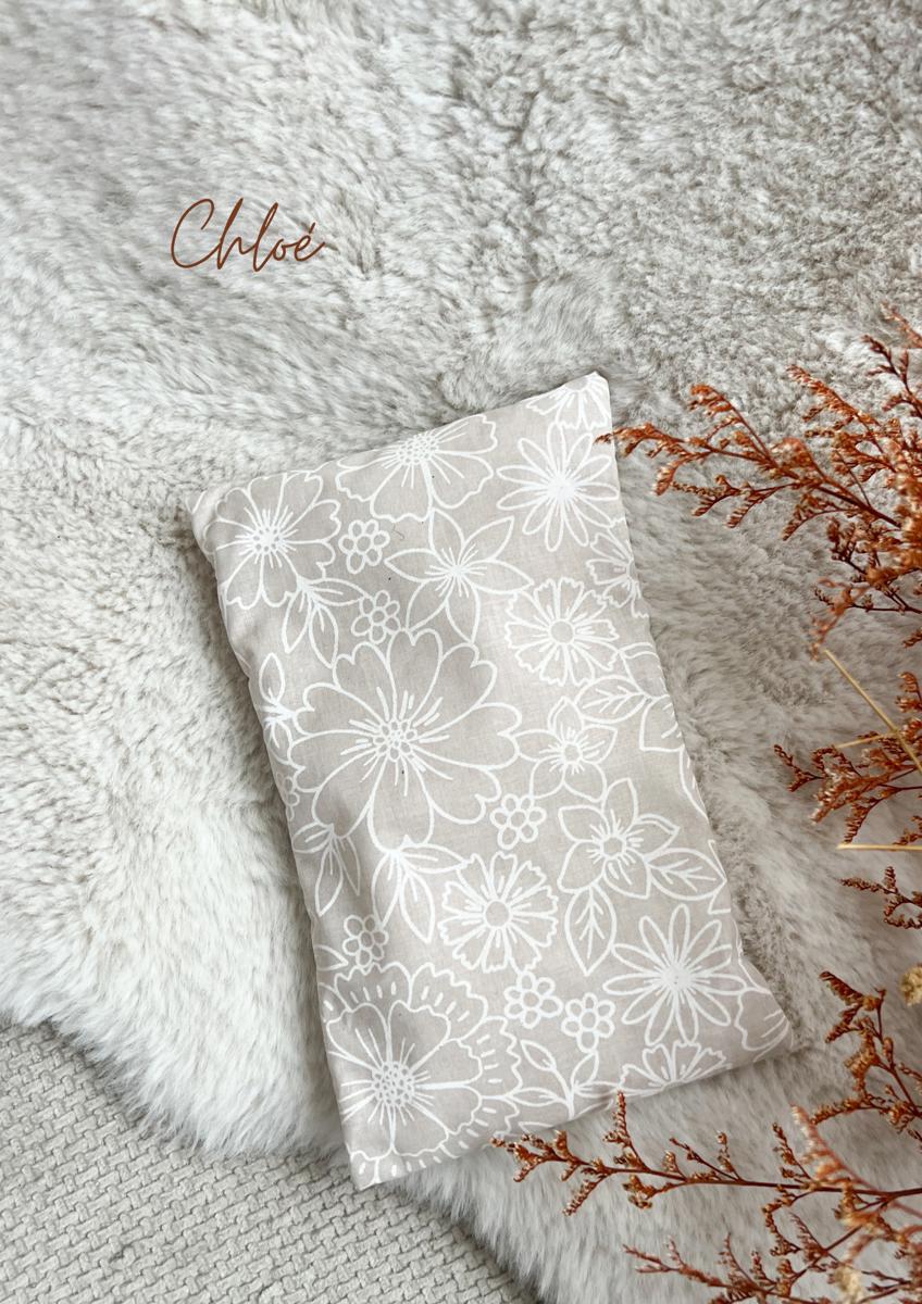 Bouillotte sèche aux grains de riz déhoussable - Chloé