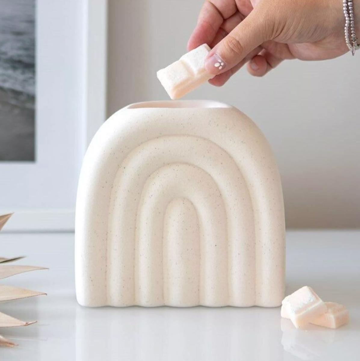 Brûleur-parfum & brûleur à cire en arc-en-ciel - 1