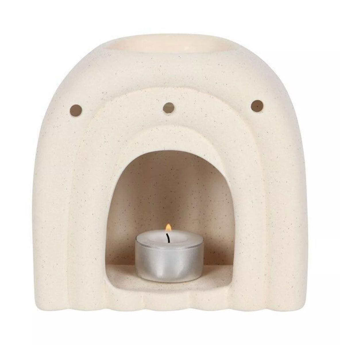 Brûleur-parfum & brûleur à cire en arc-en-ciel - 2