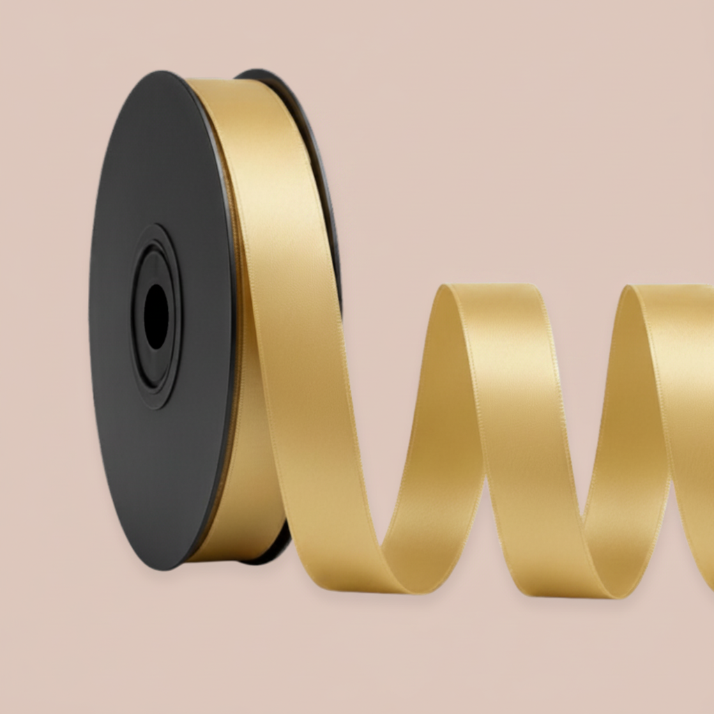 Ruban satin camel 11mm
