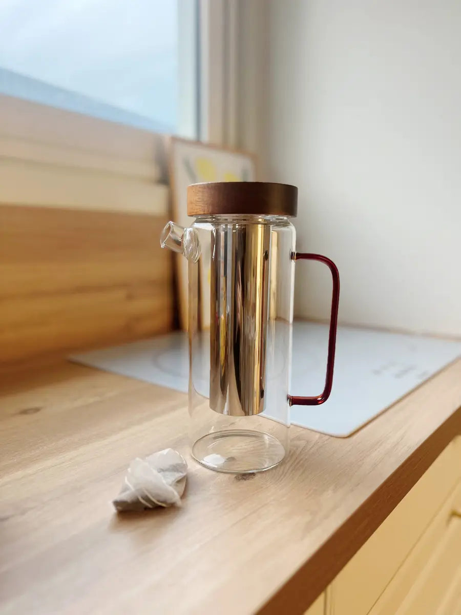 Carafe filtrante en verre 1,5L - BIJIN - 1
