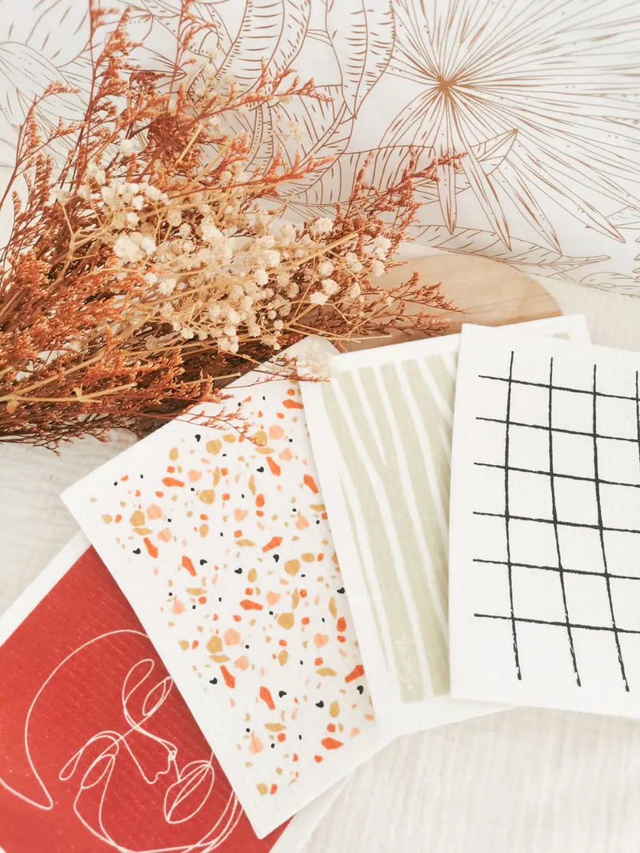 Carrés écologiques lavables - Sept Mai - 1