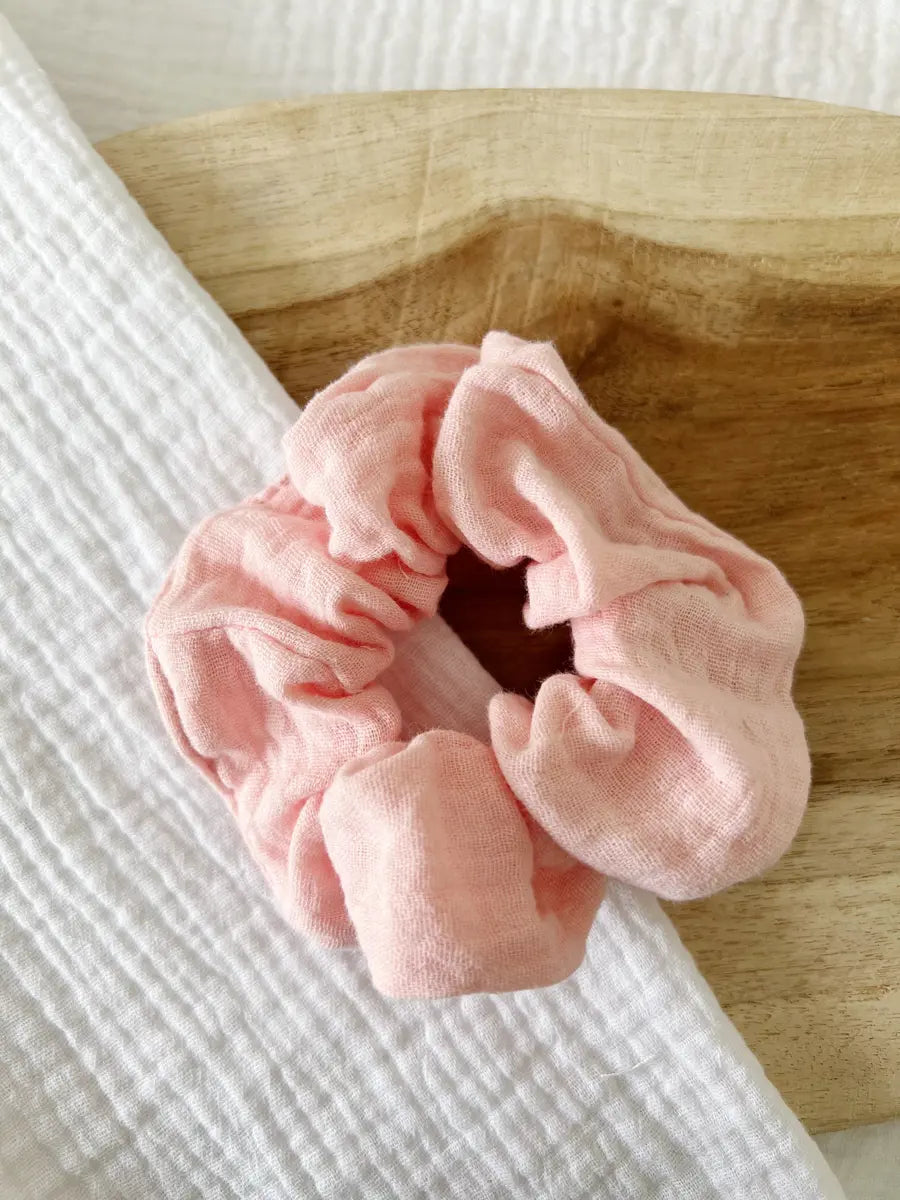 Chouchou double gaze - Double gaze rose