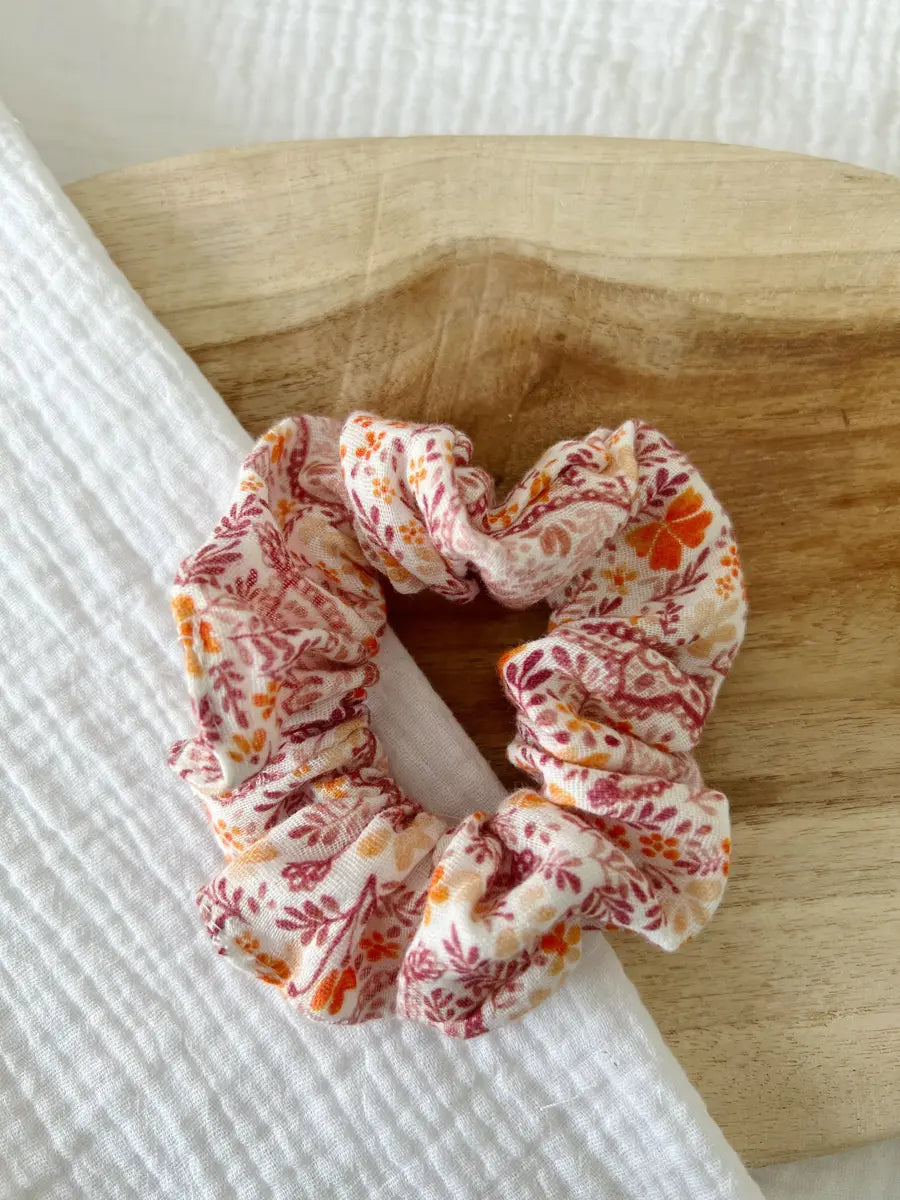 Chouchou double gaze - Red cachemire