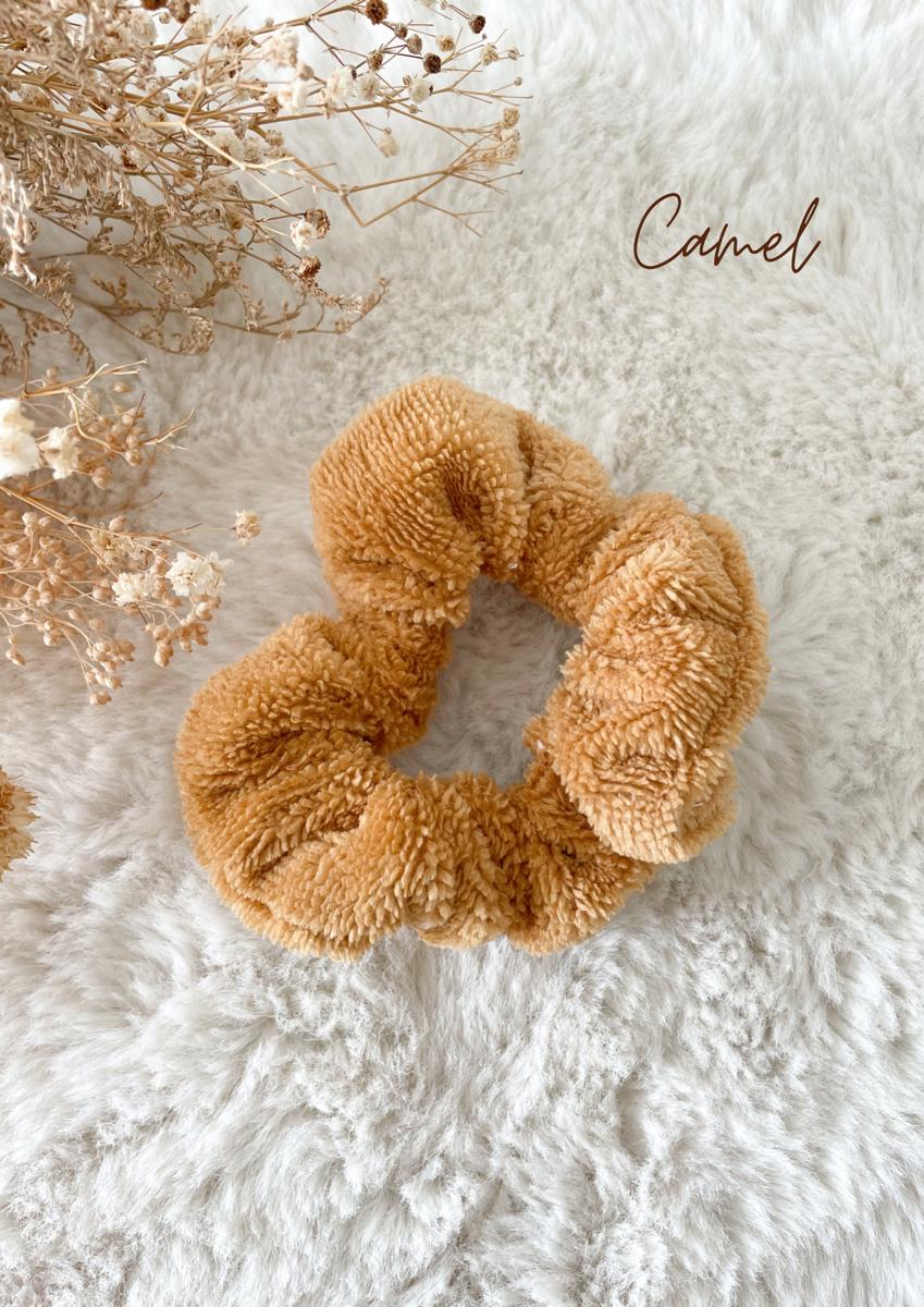 Chouchou en éponge bambou - Camel