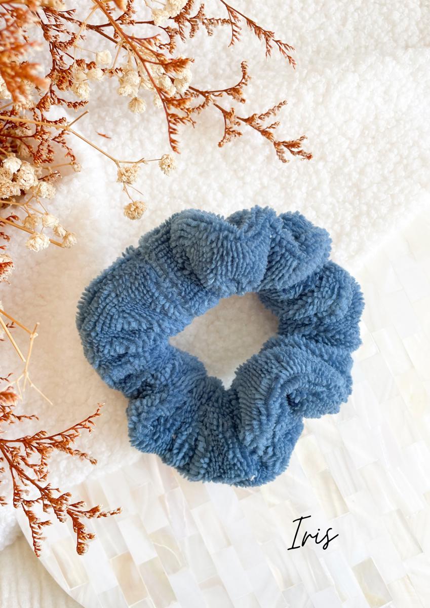 Chouchou en éponge bambou - Iris