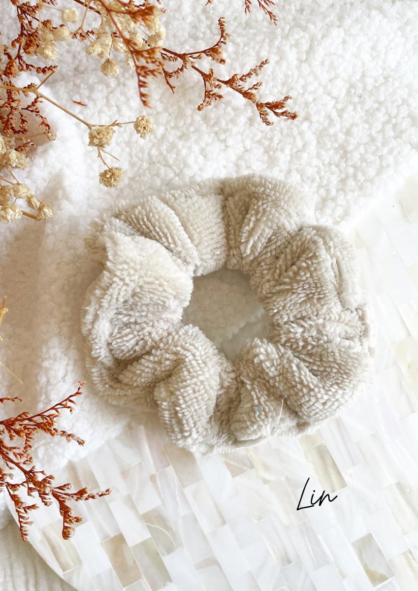 Chouchou en éponge bambou - Lin