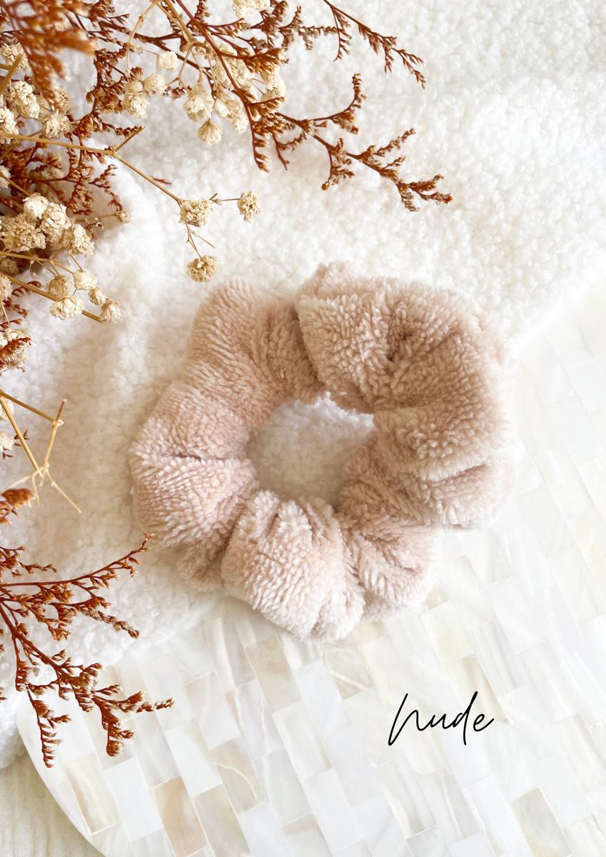 Chouchou en éponge bambou - Nude