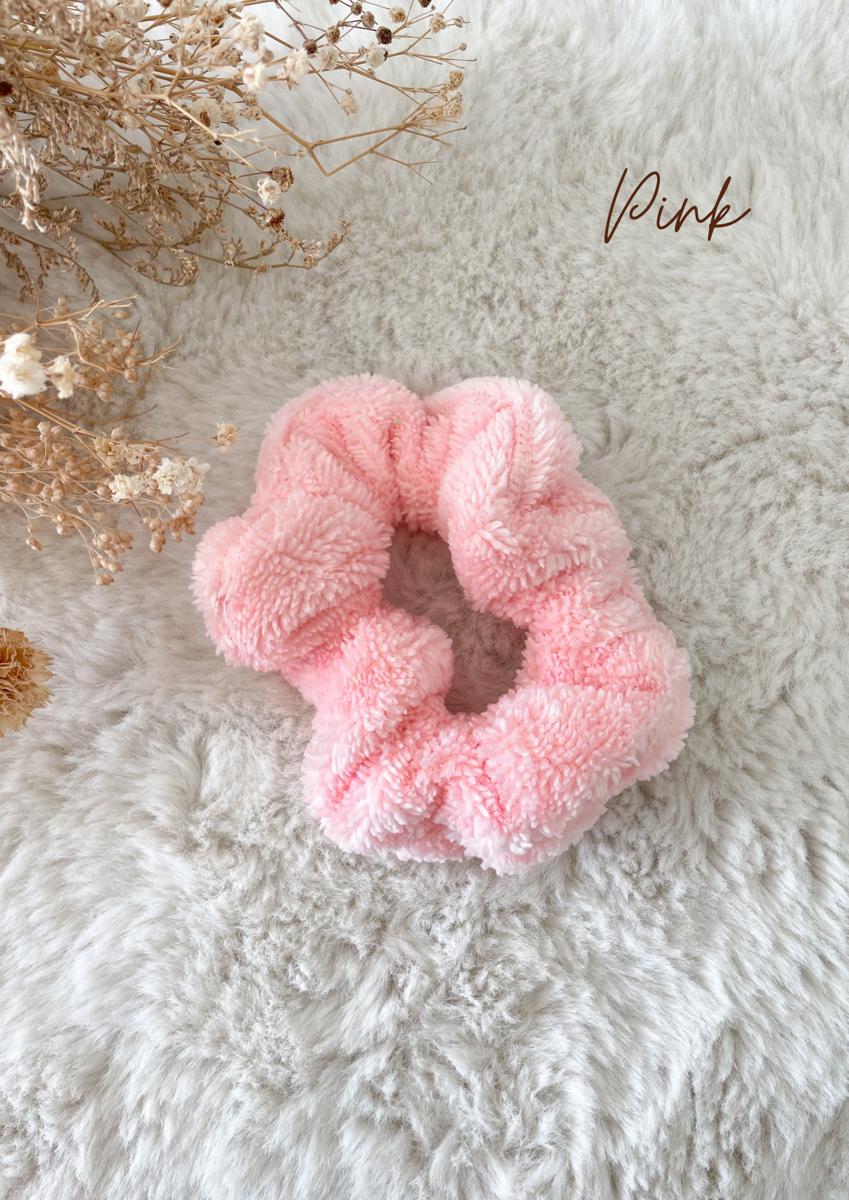 Chouchou en éponge bambou - Pink