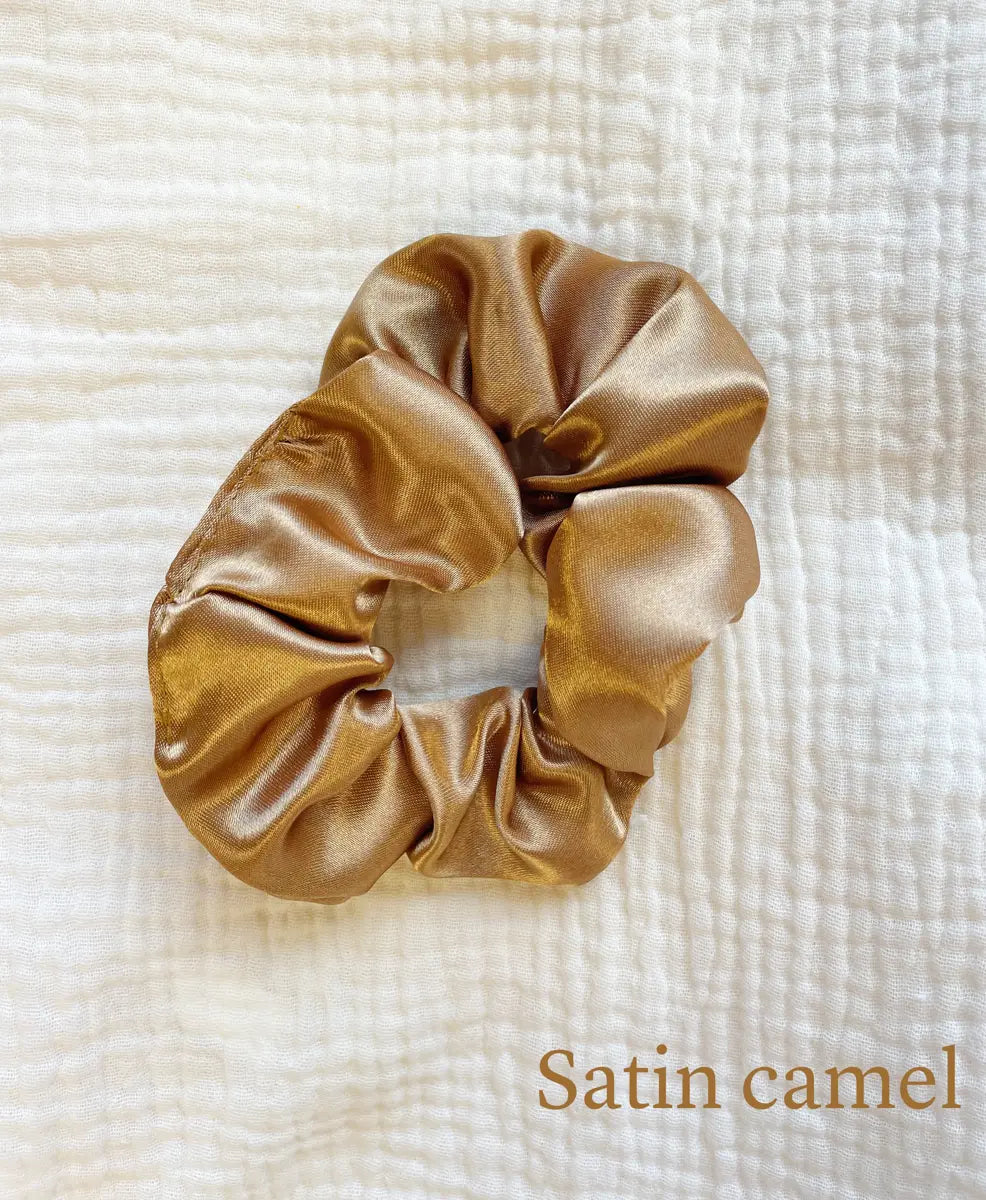 Chouchou satin - Camel