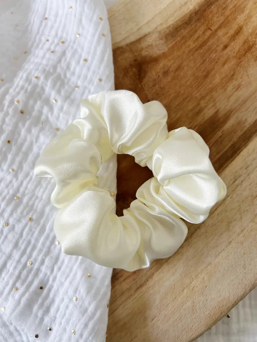 Chouchou satin - Ecru