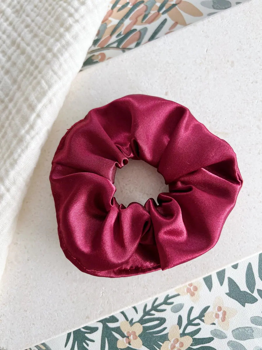 Chouchous enfant - Satin bordeau