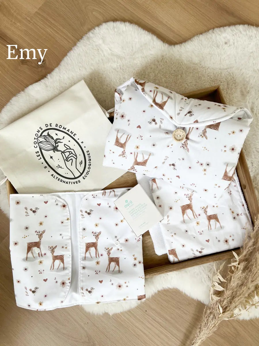 Coffret bébé: l'essentiel pour le change - Emy