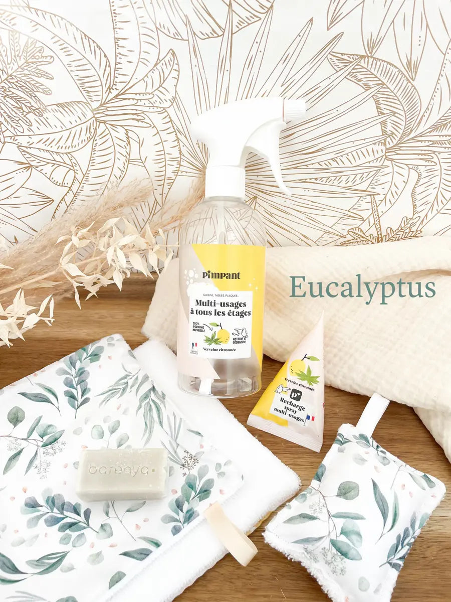 Coffret « mon ménage zéro déchet » - Eucalyptus