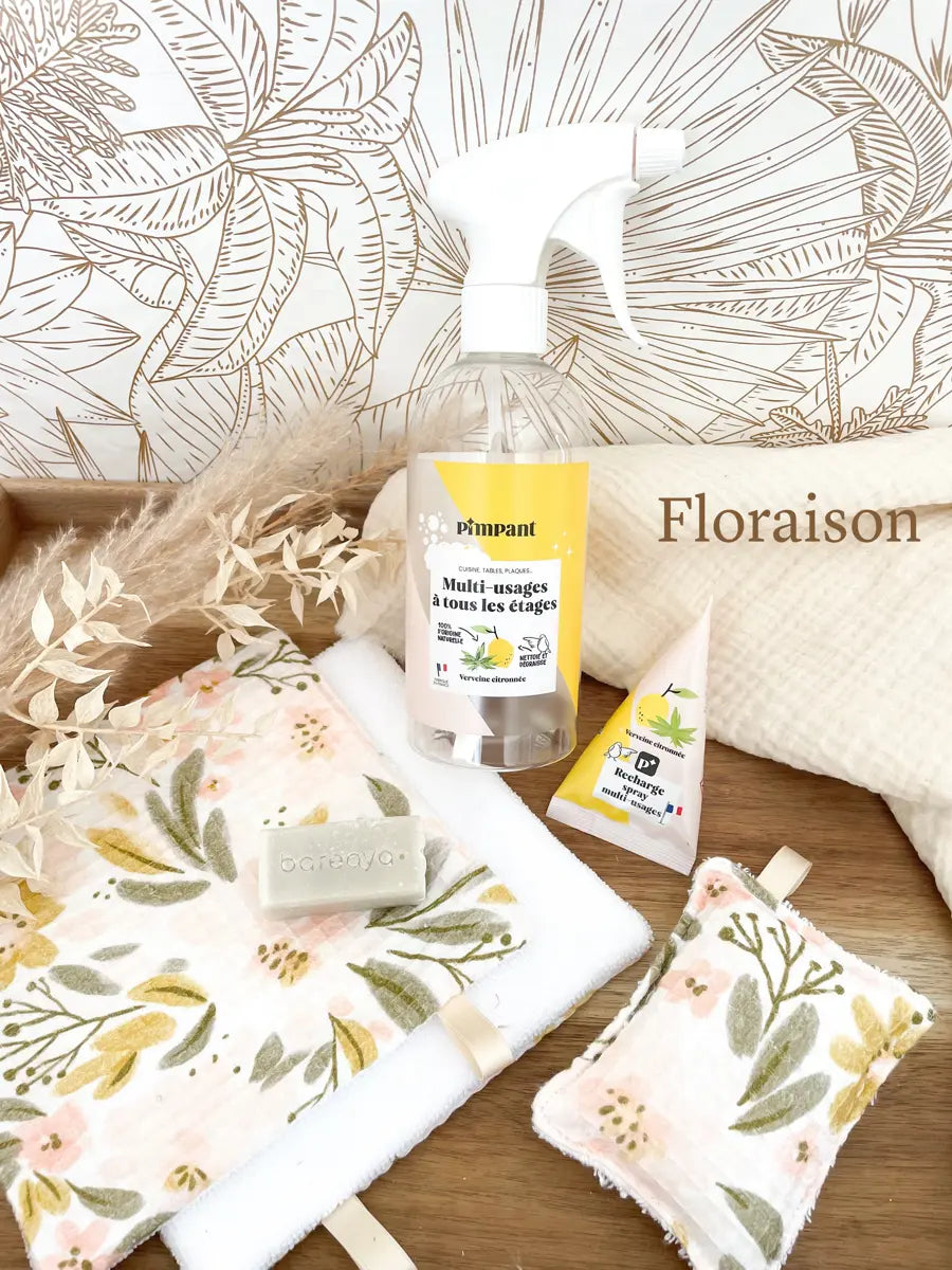 Coffret « mon ménage zéro déchet » - Floraison
