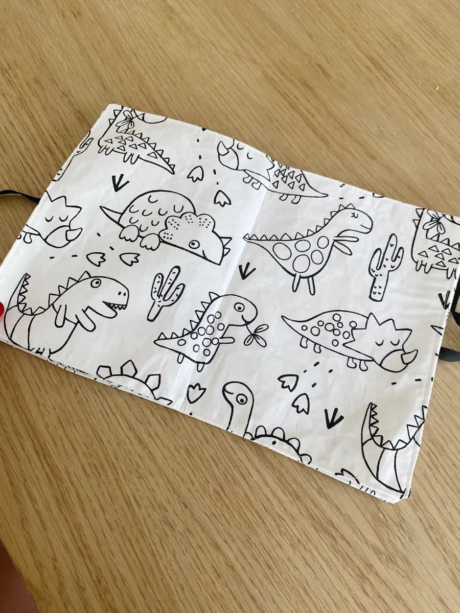Livre de coloriage lavable fourni avec ses feutres lavables - Les cotons de Romane : Produits d'hygiène réutilisables et lavables