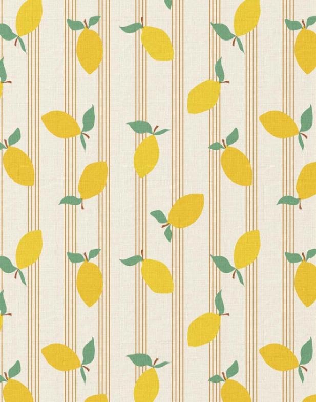 Coton enduit citron - 2
