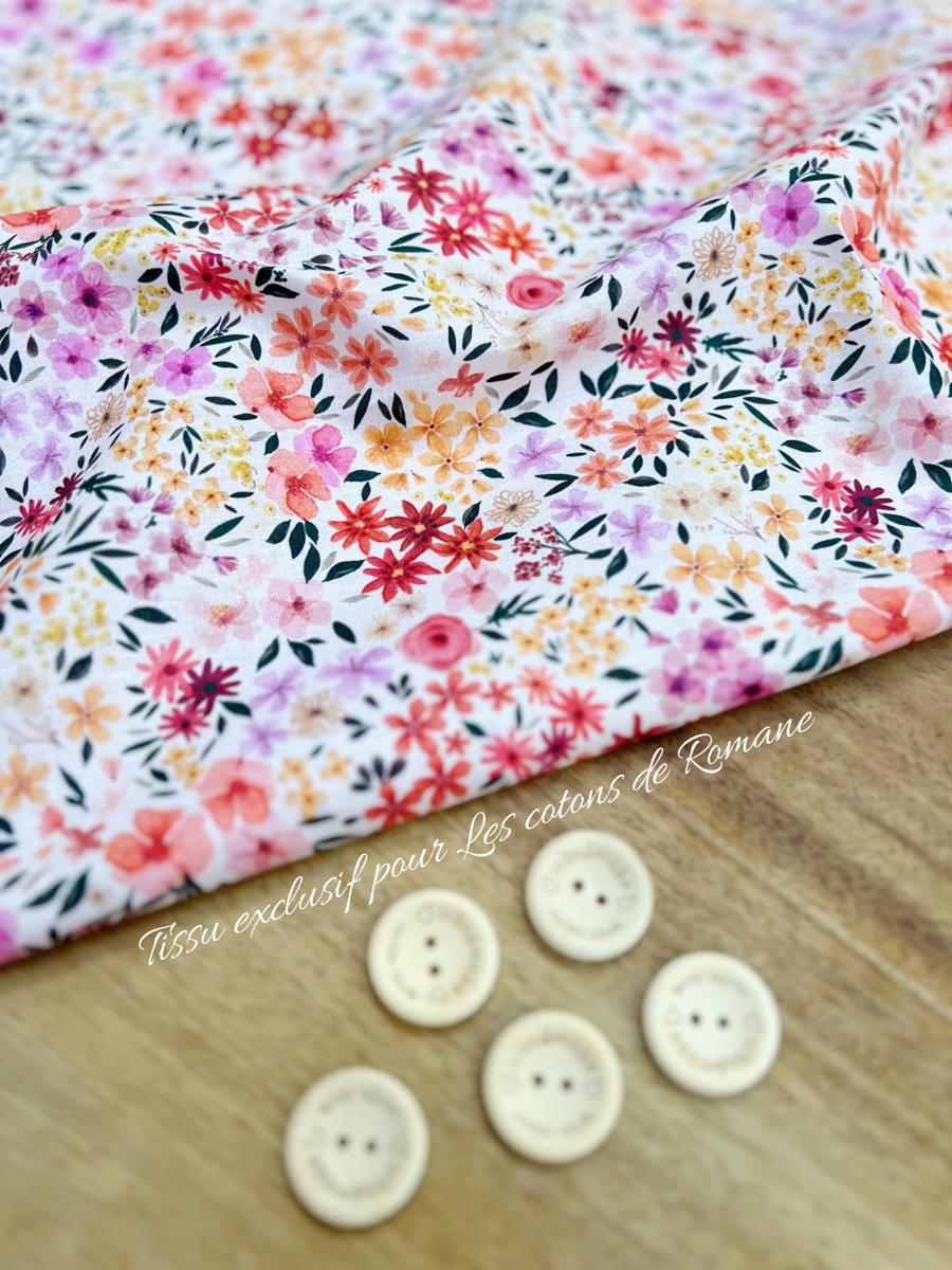 Coton imprimé Adèle - 1