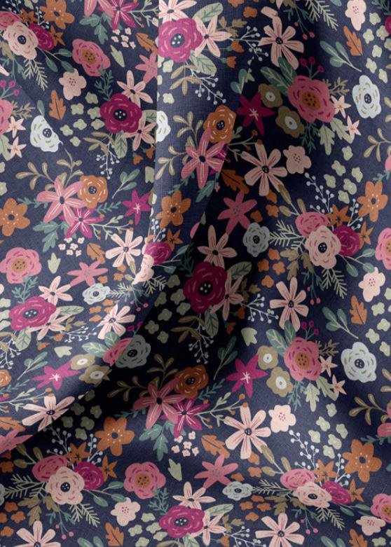 Coton imprimé Capucine - 2