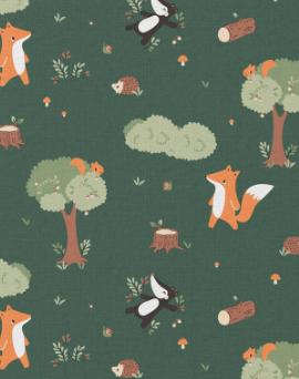Coton imprimé Fox - 2