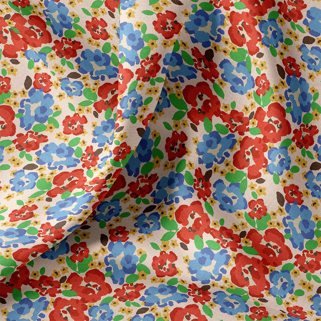 Coton imprimé Marlène - 1