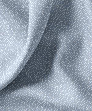Coton imprimé pois bleu - 1