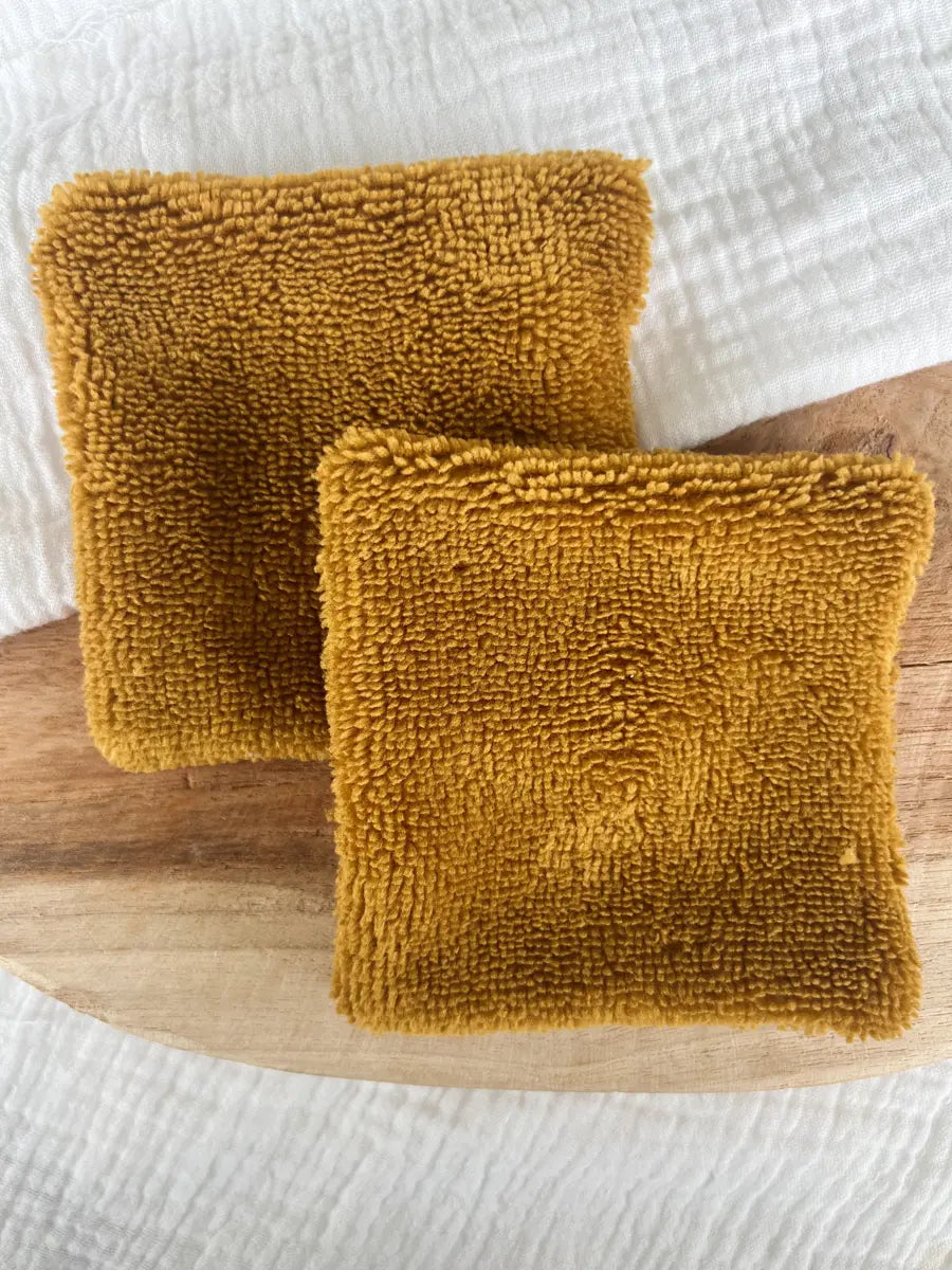 Coton lavable double face - Camel