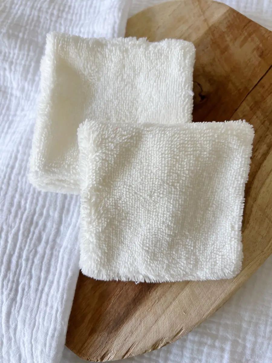 Coton lavable double face - Écru